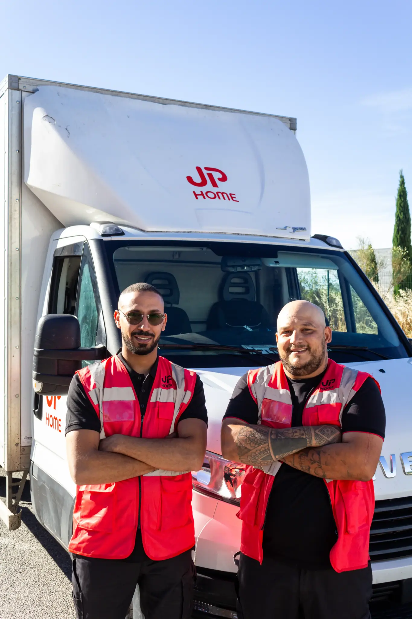 Deux livreurs JP Home